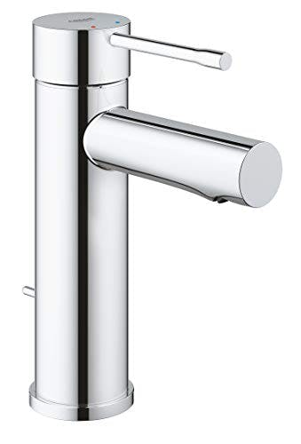 GROHE Essence - Einhand-Waschtischarmatur (wassersparend, mit Zugstange, S-Size), chrom, 32898001