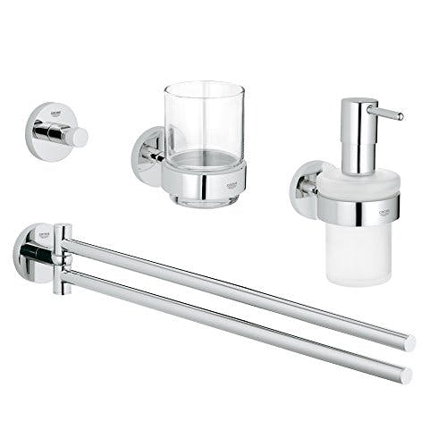 Grohe Bad-Set 4 in 1 Essentials, 1 Stück, 40846001, 220 x 90 x 475