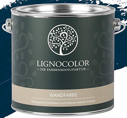 Lignocolor Wandfarbe Innenfarbe Deckenfarbe edelmatt 2,5 L (Ocean)