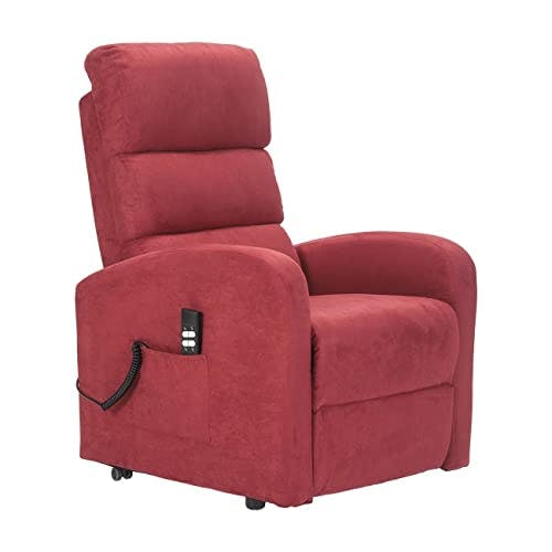 POLTRONE ITALIA Relaxsessel, Canvas, Jessica1 Rot