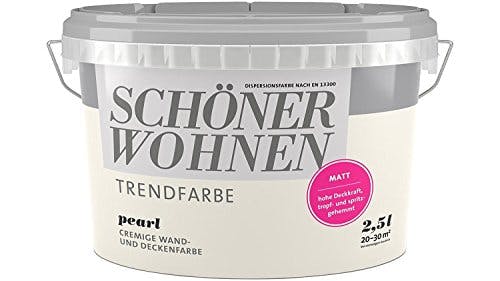 Schöner Wohnen 2,5 Liter Trendfarbe matt PEARL