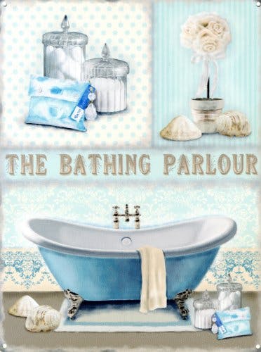 Grindstore The Bathing Parlour Blechschild (40x30cm)