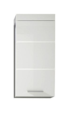 trendteam smart living - Hängeschrank - Bad - Amanda - Aufbaumaß (BxHxT) 37 x 77 x 23 cm - Farbe Weiß Hochglanz - 139350101